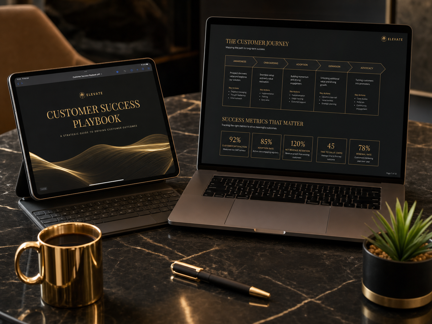Customer Success Playbook — Build Loyalty, Reduce Churn, Drive Referrals