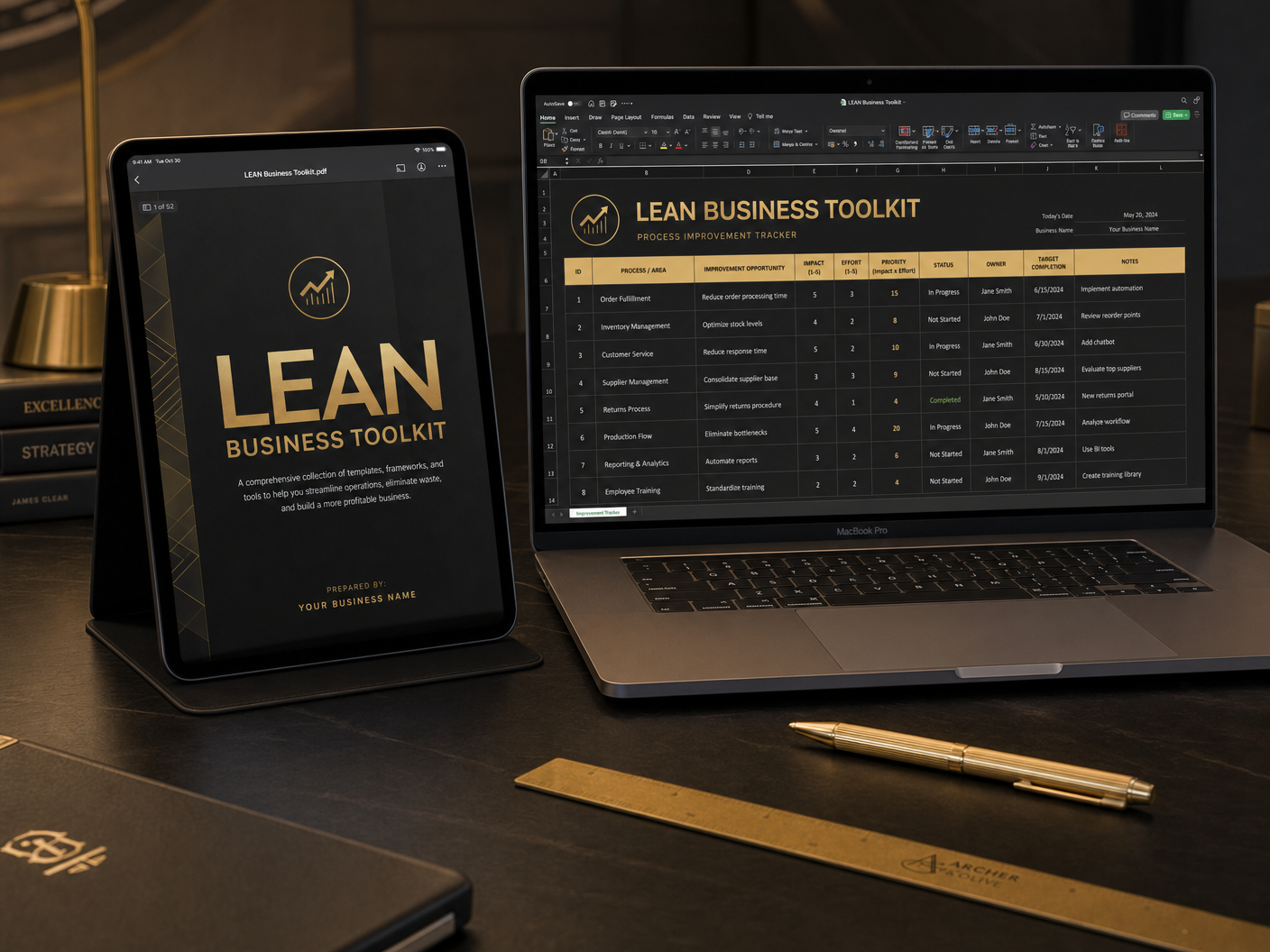 LEAN Business Toolkit — Eliminate Waste, Maximize Efficiency