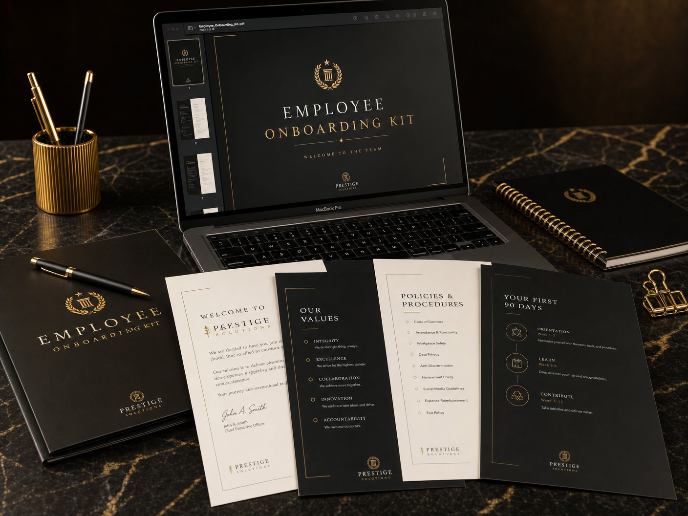 New Employee Onboarding Kit — 90-Day Success System