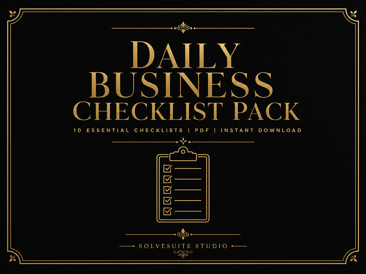 Daily Operations Checklist System — Never Miss a Critical Task