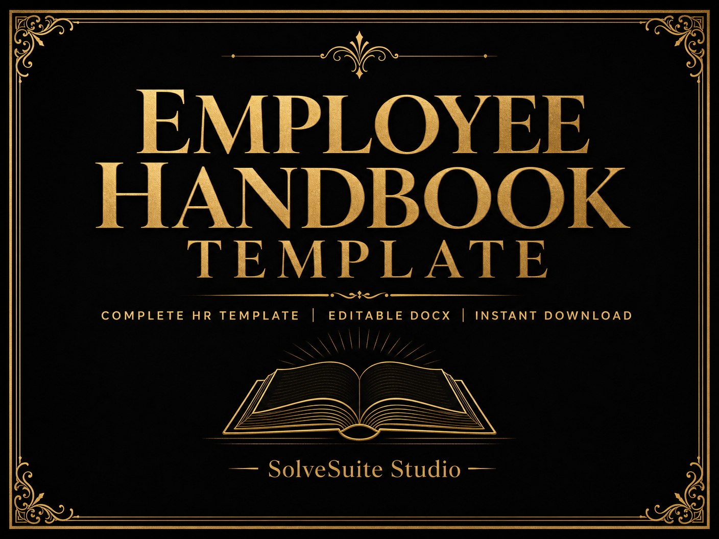 Employee Handbook Template — Professional HR Policies Made Easy